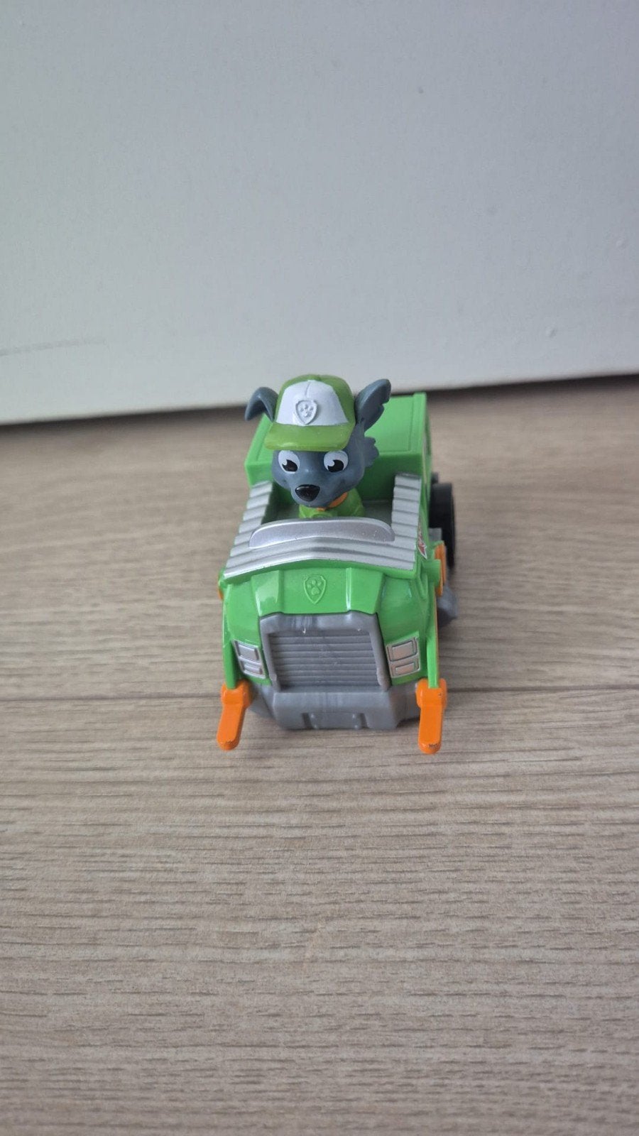 Paw Patrol Rocky met voertuig, Ophalen of Verzenden, Gebruikt