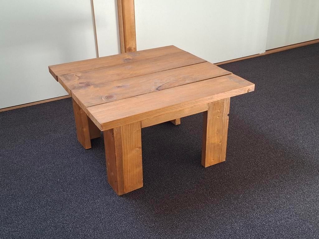 Steigerhout salontafel, Ophalen of Verzenden, Vierkant