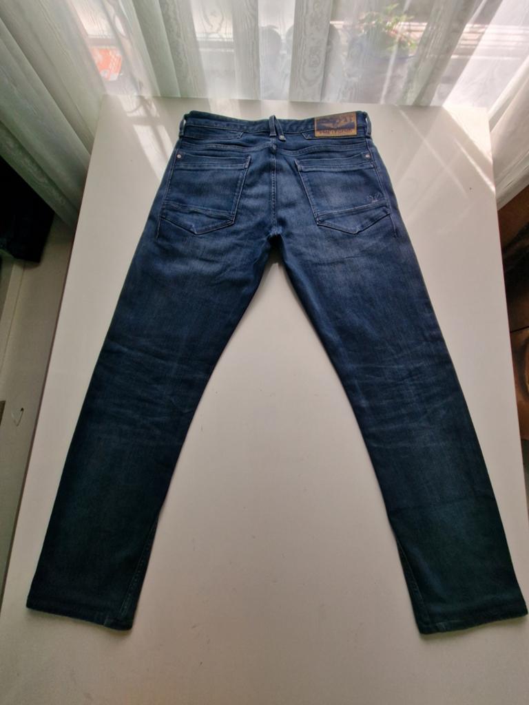ZGAN PME LEGEND CURTIS RELAXED STRAIGHT STRETCH JEANS 32/30, Kleding | Heren, Spijkerbroeken en Jeans, Blauw, W32 (confectie 46) of kleiner