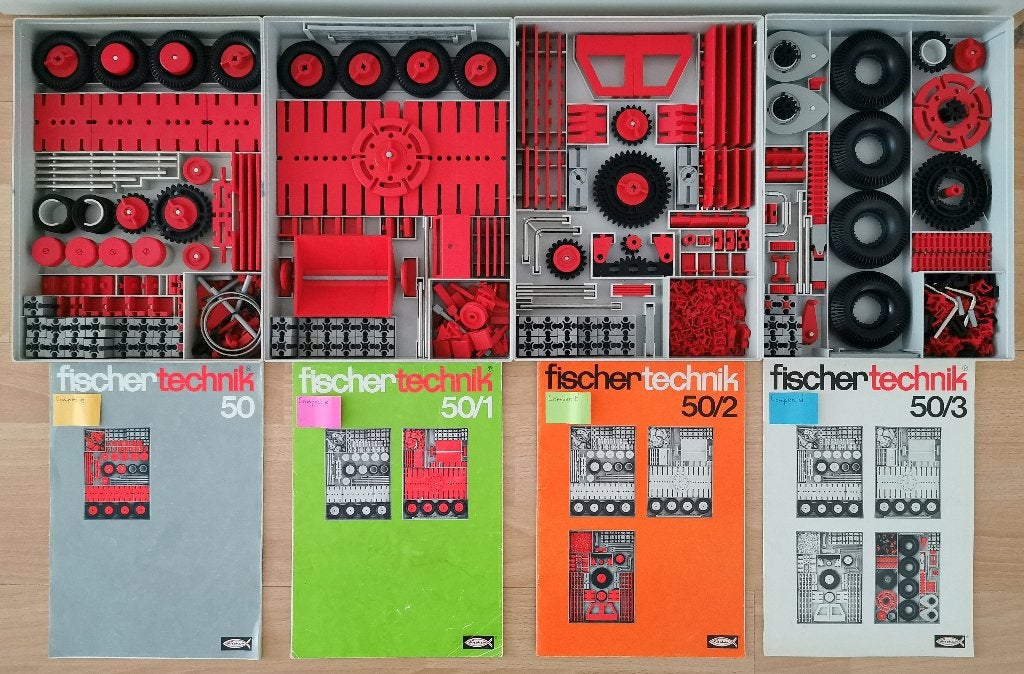 Complete Fischertechnik basis bouwdoos 300 - Fisher Technik, Ophalen of Verzenden, Zo goed als nieuw, Overige merken