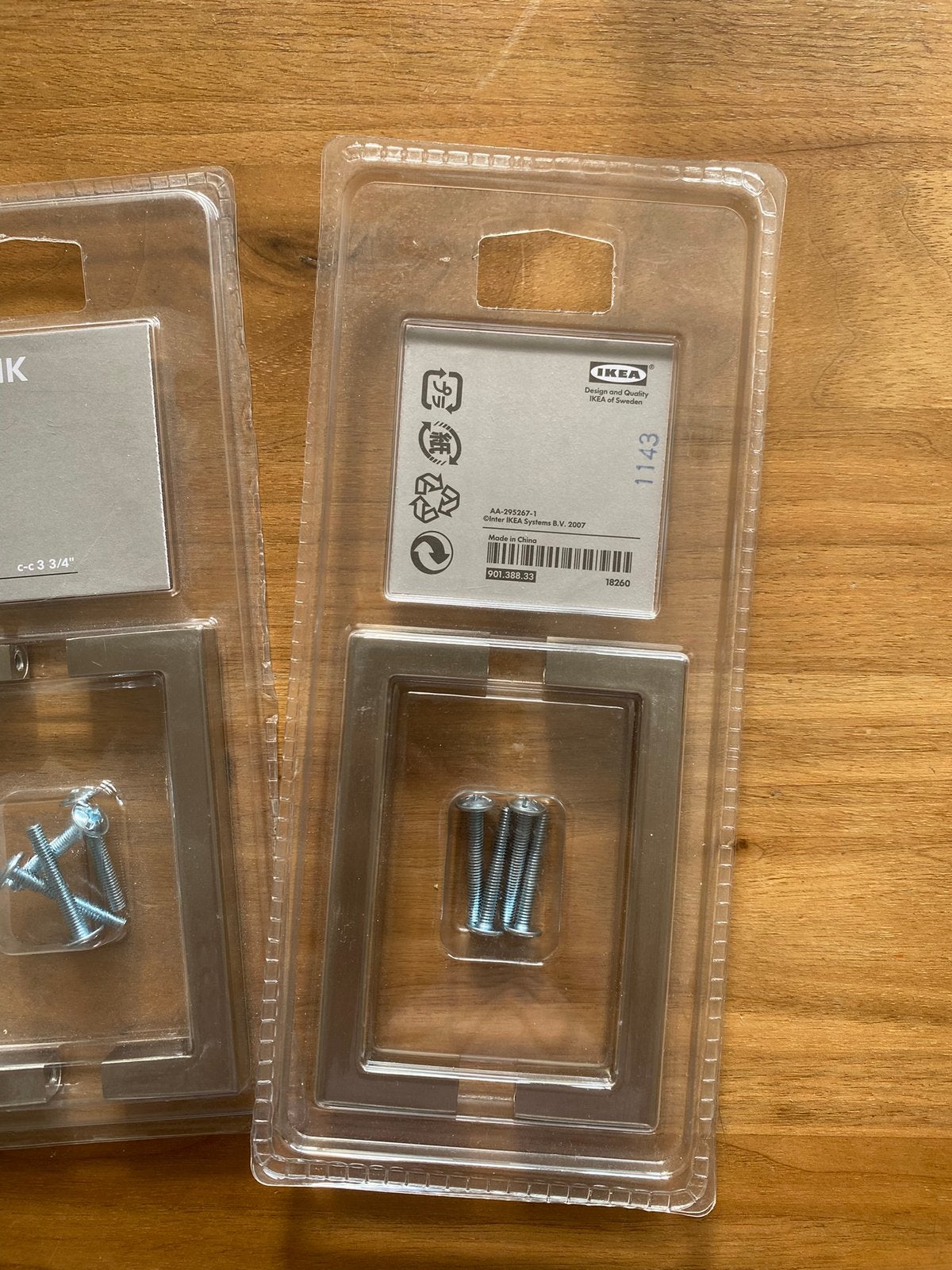 4 x Ikea metrik handgreep, Ophalen of Verzenden, Nieuw, Rvs, Overige typen