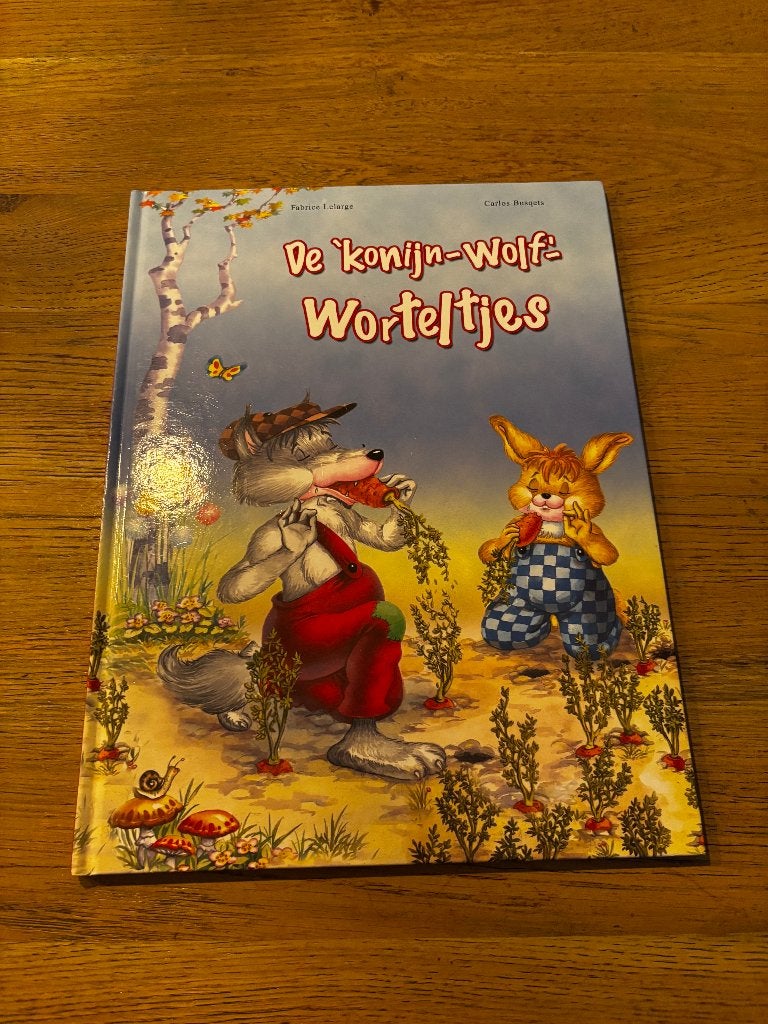 De Konijn-Wolf Worteltjes-kinderboek (advr 192), Ophalen of Verzenden, Zo goed als nieuw, Jongen of Meisje, Fictie algemeen