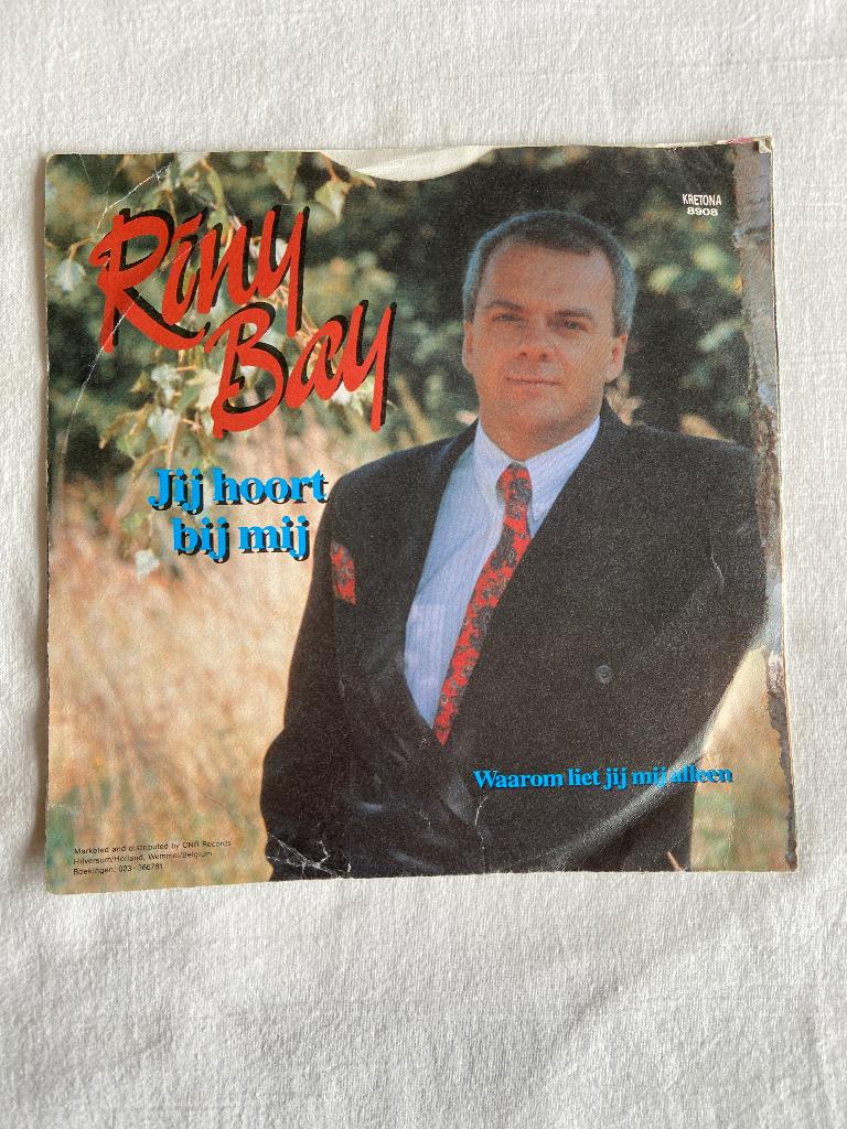 Riny bay - jij hoort bij mij, 7 inch, Single, Ophalen of Verzenden, Zo goed als nieuw