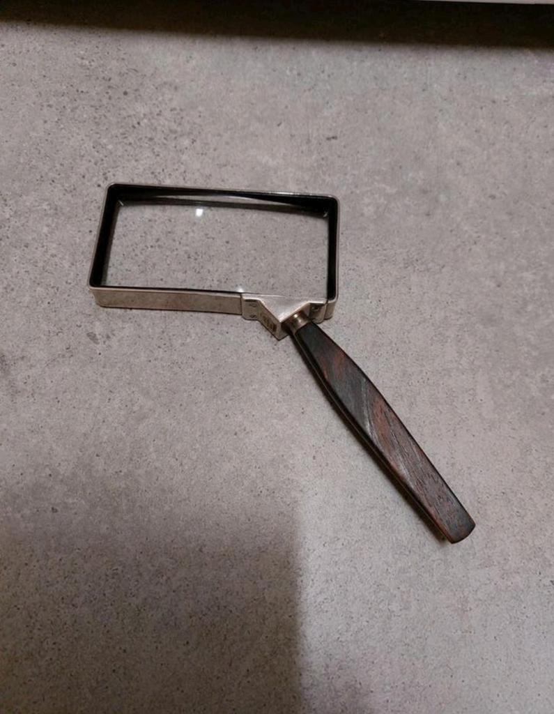 Vintage retro G. Lorenzi Milano vergrootglas  loep, Ophalen of Verzenden