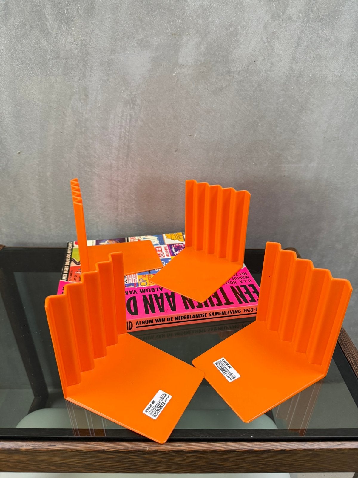 Vintage IKEA boekensteunen Bokis (3 stuks!), Ophalen of Verzenden, Huis en Inrichting