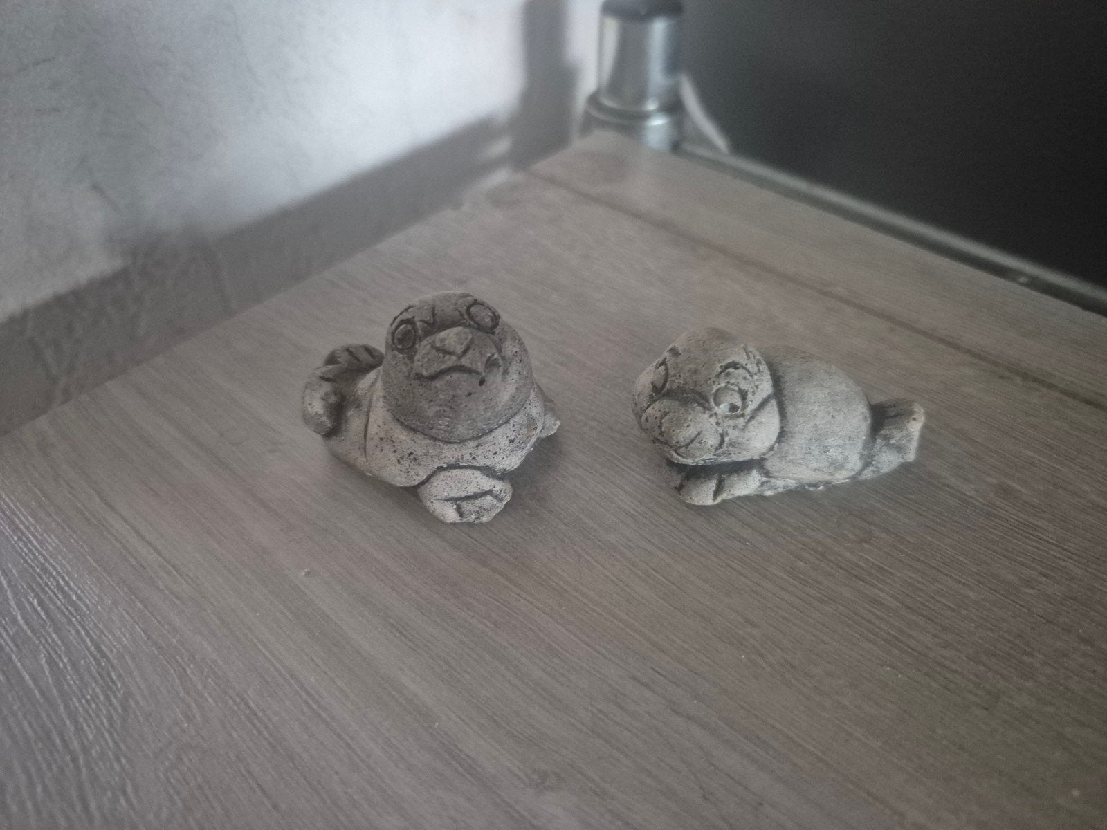2 zeehonden beeldjes, Ophalen of Verzenden, Zo goed als nieuw, Dier
