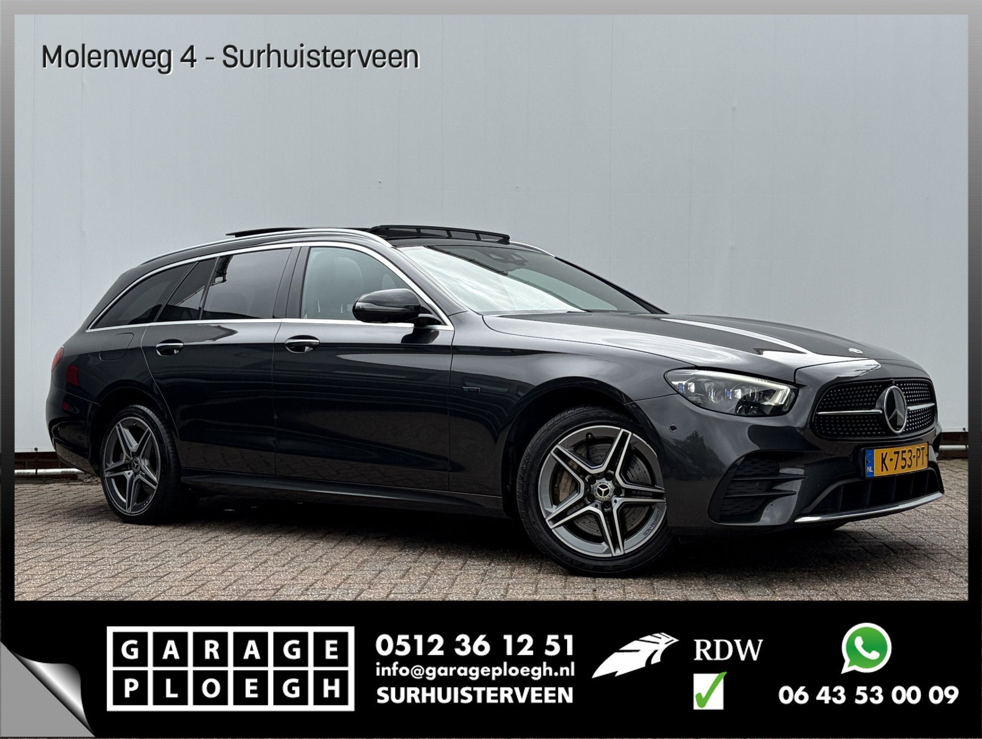 Mercedes-Benz E-Klasse Estate 300 de 4MATIC AMG Burmester Pa, Auto's, Automaat, Gebruikt, Euro 6, 4 cilinders