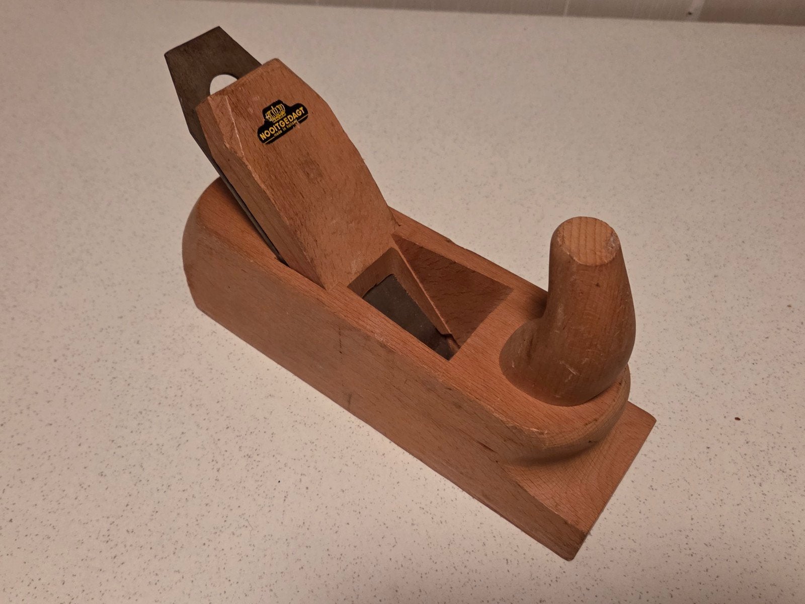 Vintage Nooitgedagt Houten Schaaf - Made in Holland, Ophalen of Verzenden