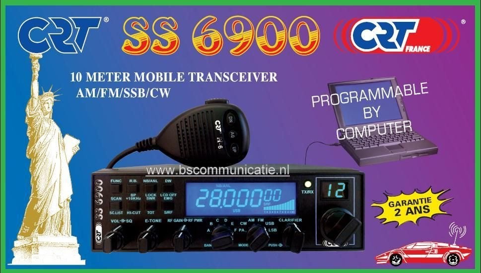 Superstar 6900 met SSB, AM, FM en CW. nu 199 euro, Gravenstraat 5 in Rijssen, B.S. Communicatie, Zender en Ontvanger, Nieuw