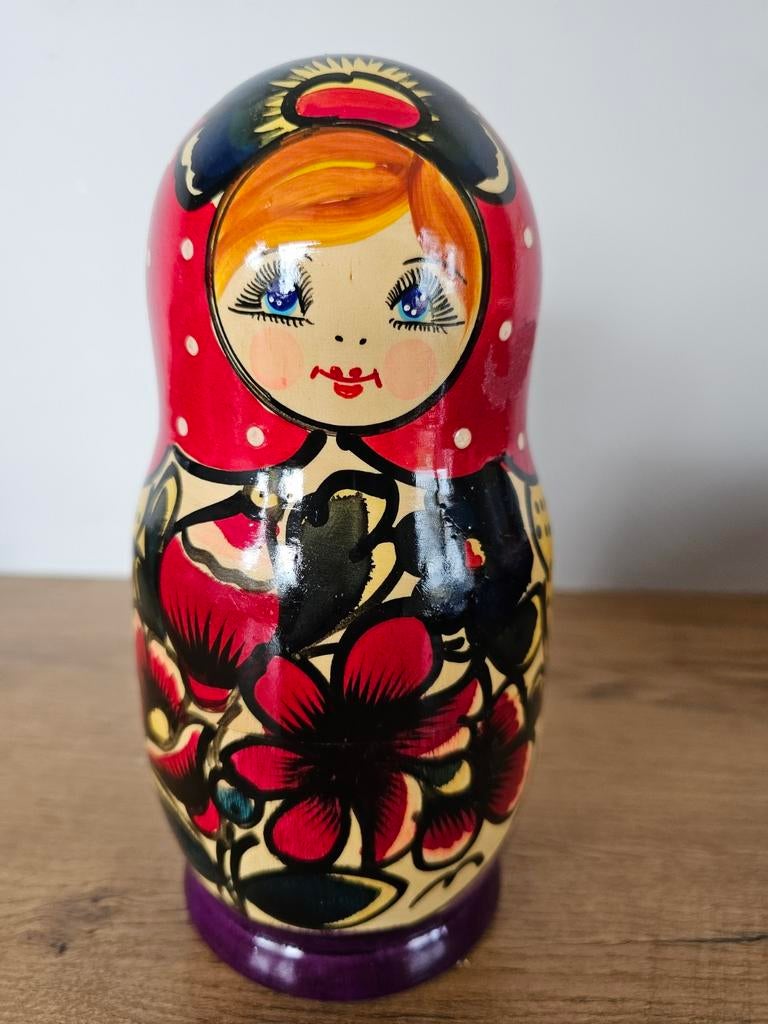 Marouska houten decoratieve poppen en accessoires nieuw, Ophalen of Verzenden, Nieuw, Pop
