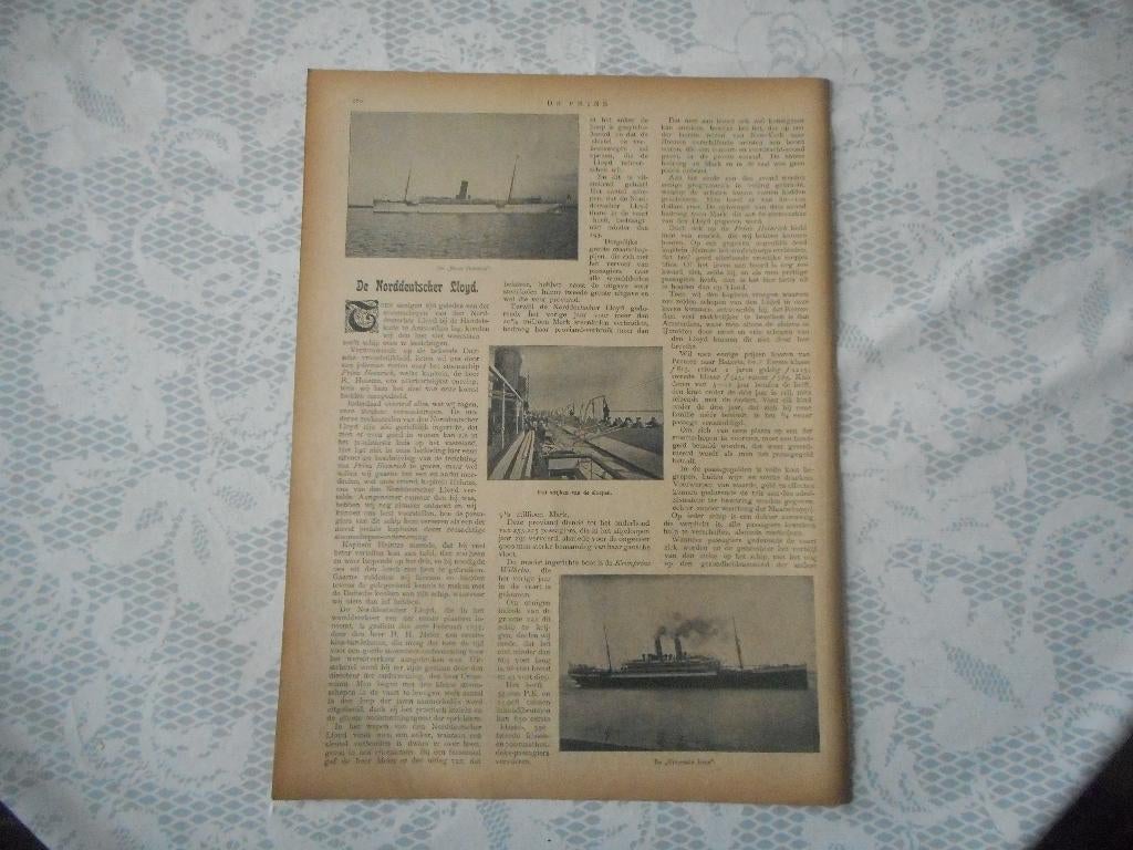 De Norddeutscher Lloyd. 1902., Ophalen of Verzenden, Gebruikt, Overige typen