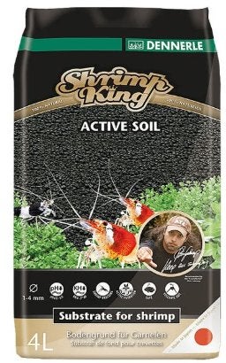 Dennerle Shrimp King active soil 4 liter, Ophalen, Nieuw, Grind, Zand of Voedingsbodem, Dennerle