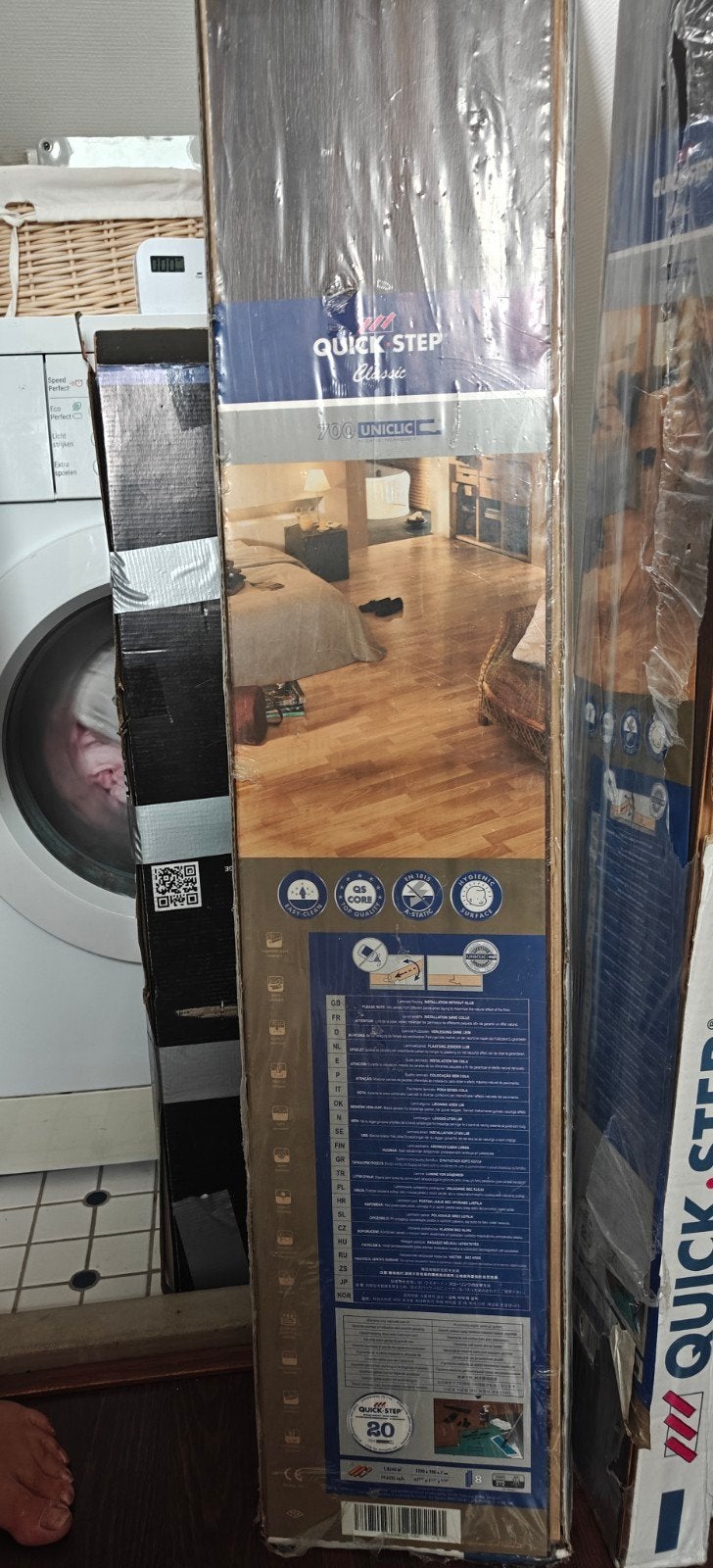Quick-Step Classic Laminaat - Nieuw in verpakking, Ophalen, 50 tot 150 cm, Nieuw, Minder dan 5 m²