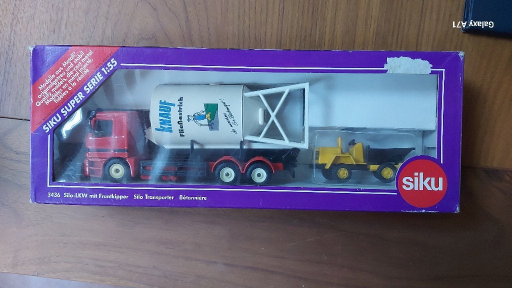 Siku 3436 Mercedes beton transporter, Ophalen of Verzenden, Zo goed als nieuw, Bus of Vrachtwagen, SIKU