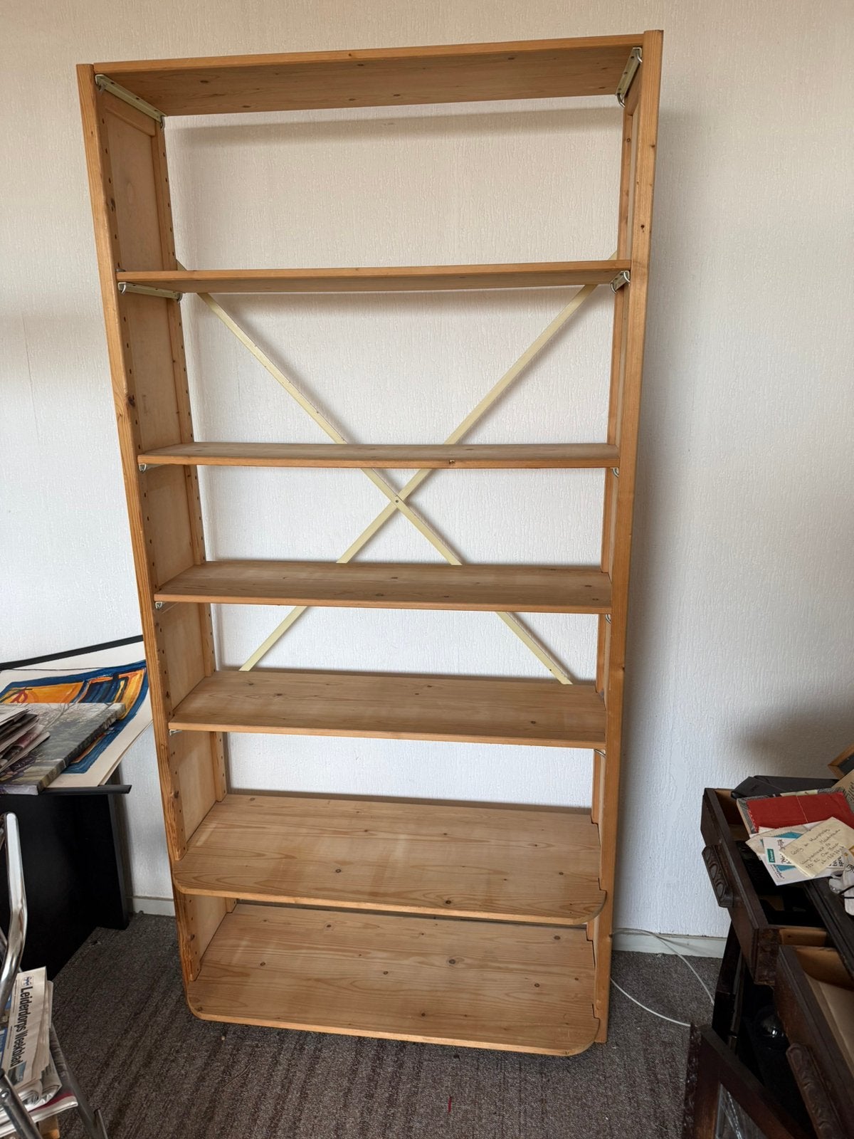 Wedeka stellingkasten, Huis en Inrichting, Kasten | Boekenkasten, Ophalen, Gebruikt, 50 tot 100 cm, Minder dan 100 cm