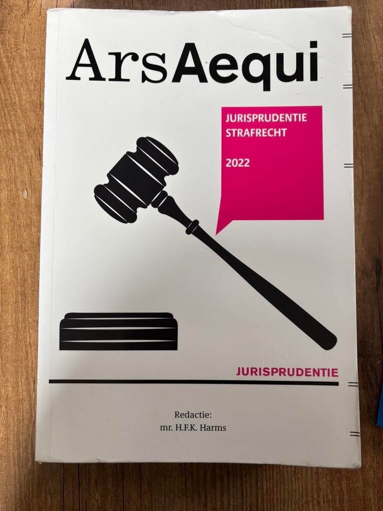 Jurisprudentiebundel strafrecht, Boeken, Studieboeken en Cursussen, Ophalen of Verzenden, Alpha, Gelezen, WO