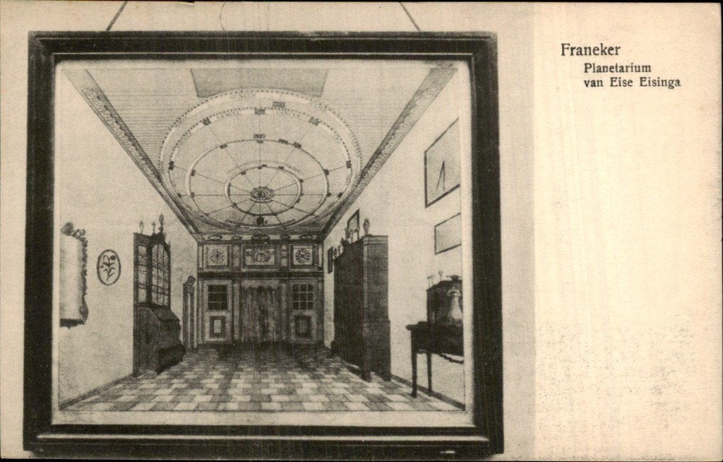 Franeker - Planetarium - van Eise Eisinga, Ophalen of Verzenden, 1920 tot 1940, Ongelopen, Friesland
