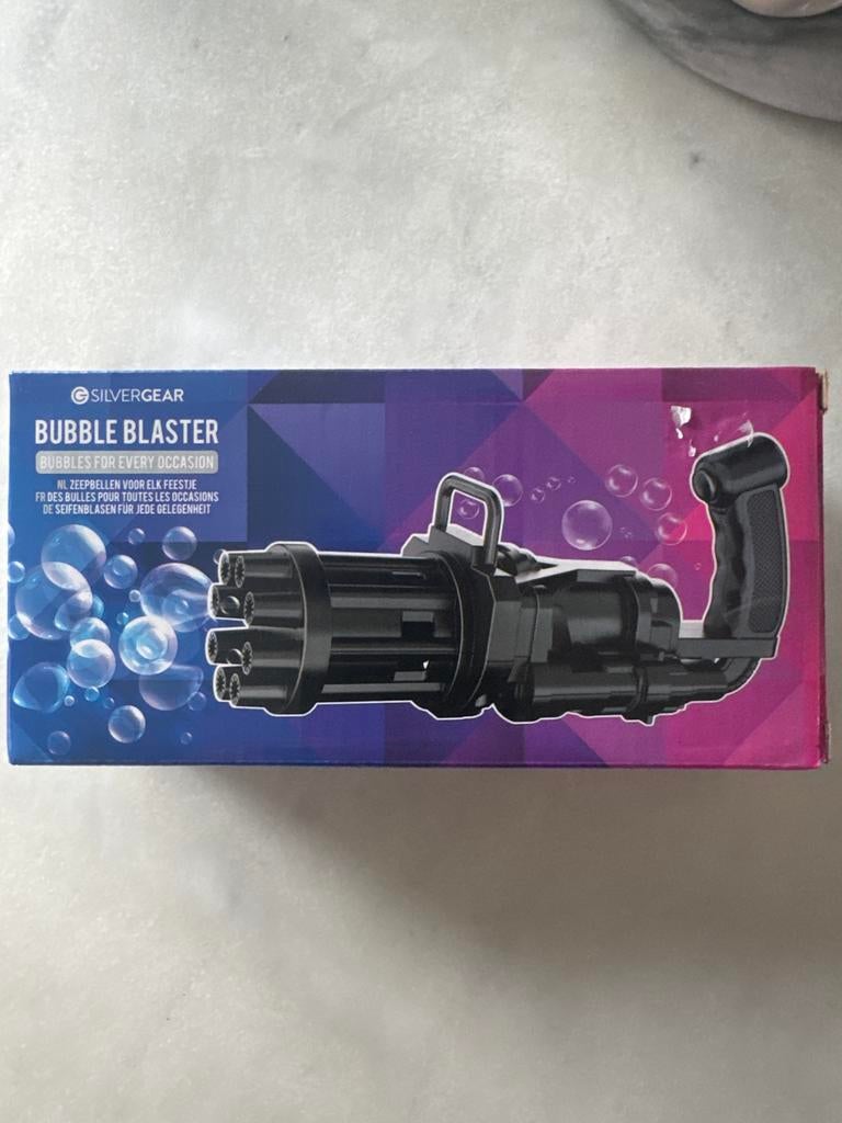 Silvergear Bubble Blaster bellenblaas pistool, Ophalen of Verzenden, Nieuw, Jongen of Meisje