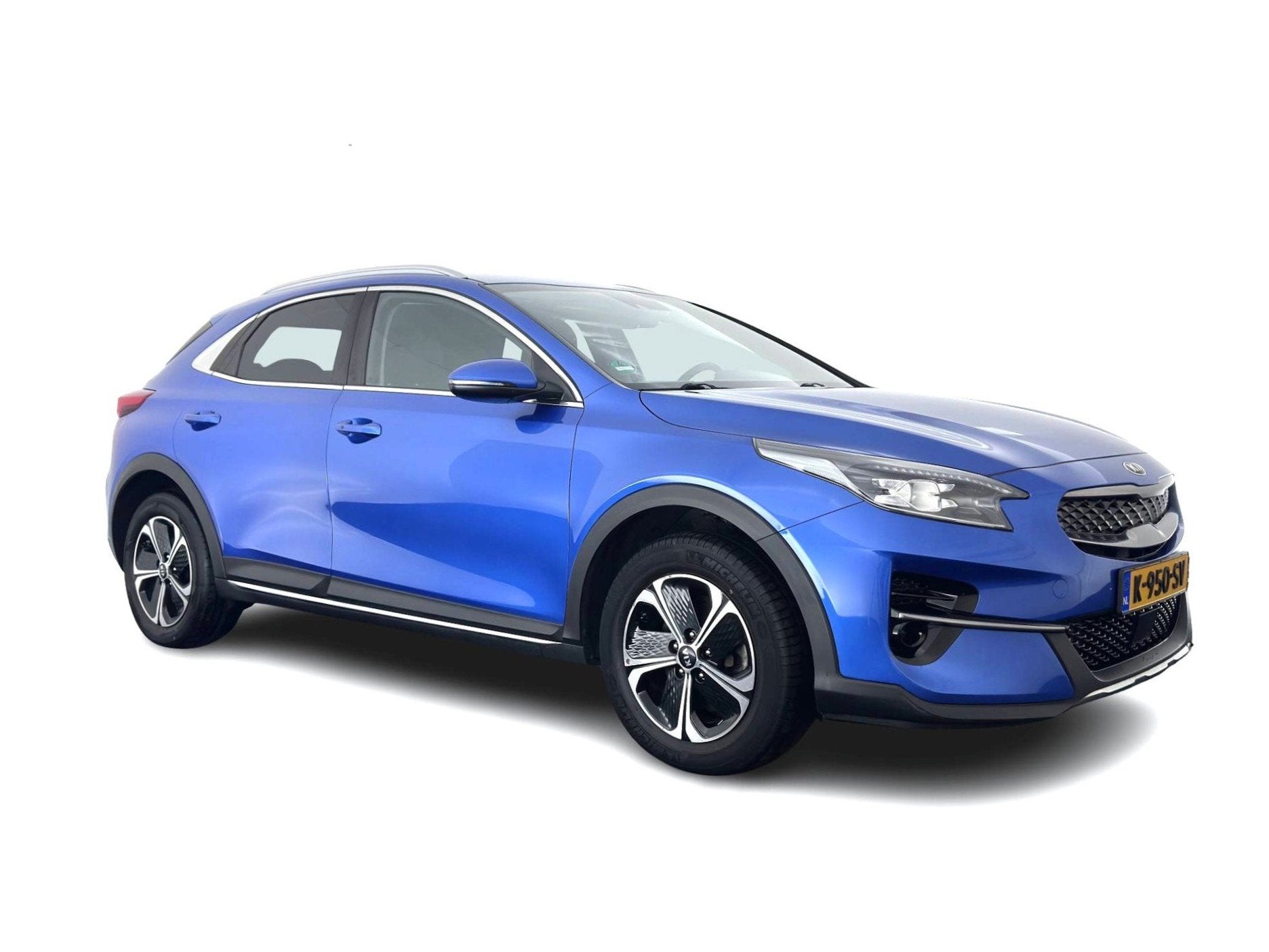 Kia Xceed 1.6 GDi PHEV DynamicPlusLine (Plug-In) {SoH-97%} (, Auto's, Gebruikt, Blauw, Automatische klimaatregeling, Bedrijf