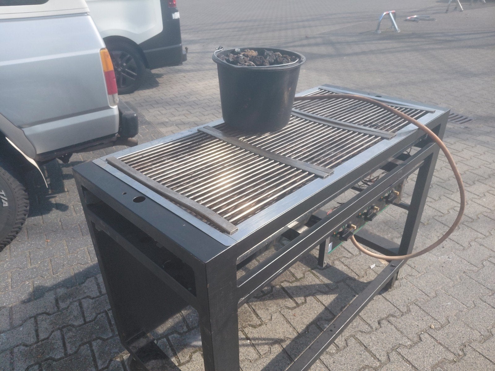 Gebruikte Ivas lavastenen gas barbecue, Ophalen of Verzenden