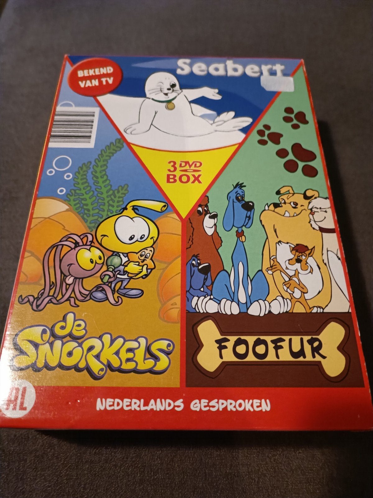Seabert & de snorkels & foofur - 3 dvd box, Alle leeftijden, Ophalen of Verzenden, Zo goed als nieuw, Europees