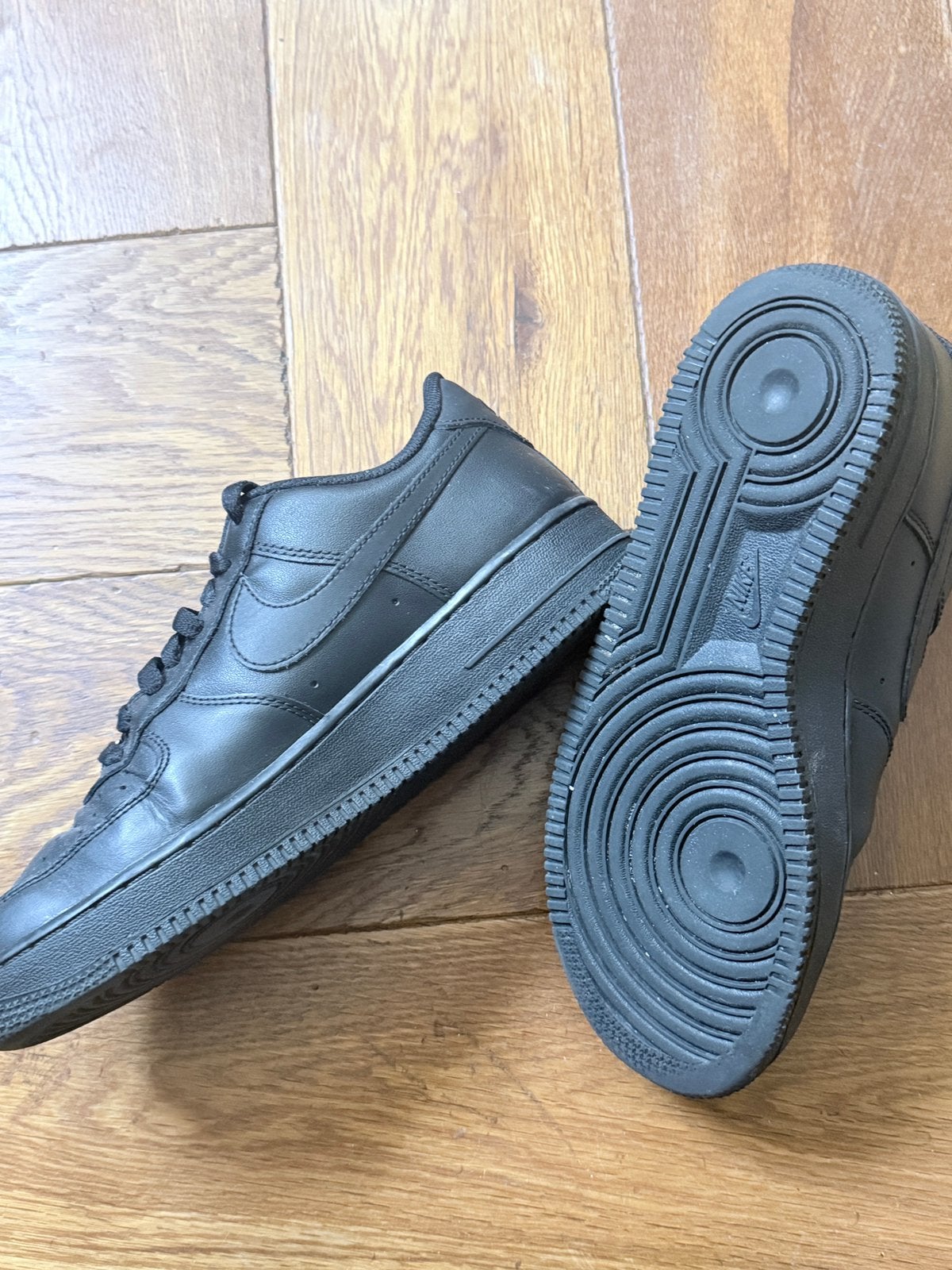 Zwarte Nike’s Maat 51 unisex, Verzenden, Zwart, Sneakers of Gympen, Zo goed als nieuw