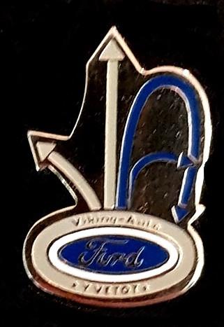 Ford Viking-Auto Yvetot pin, Verzamelen, Verzenden, Nieuw, Transport, Speldje of Pin