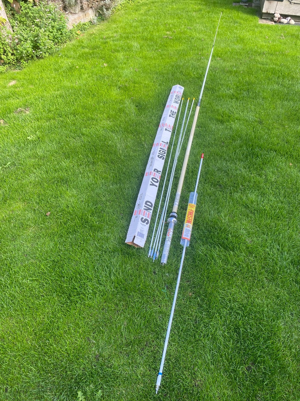 Solarcon Antron A99 CB-antenne met radialen en Firestik FS99, Ophalen, Zo goed als nieuw, Antenne