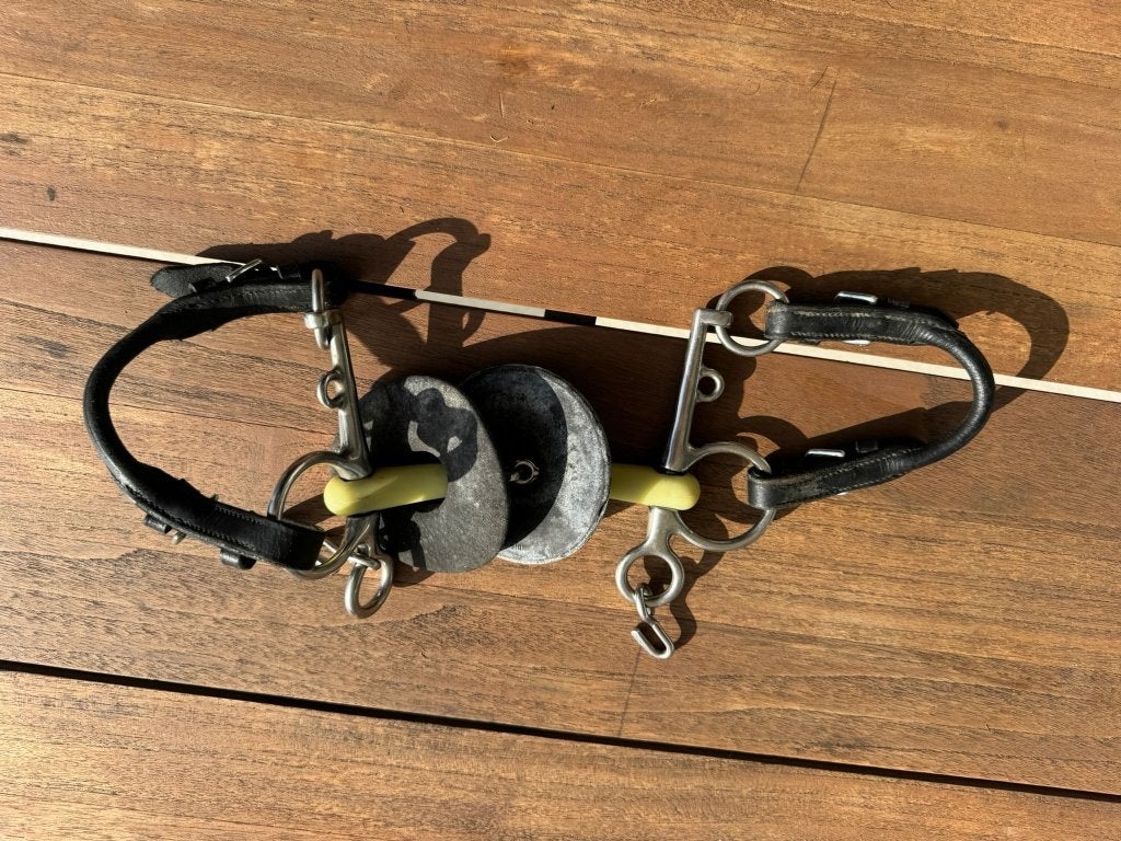Pelhambit paard compleet met kinketting en bitringen, Ophalen, Gebruikt, Springen, Bit