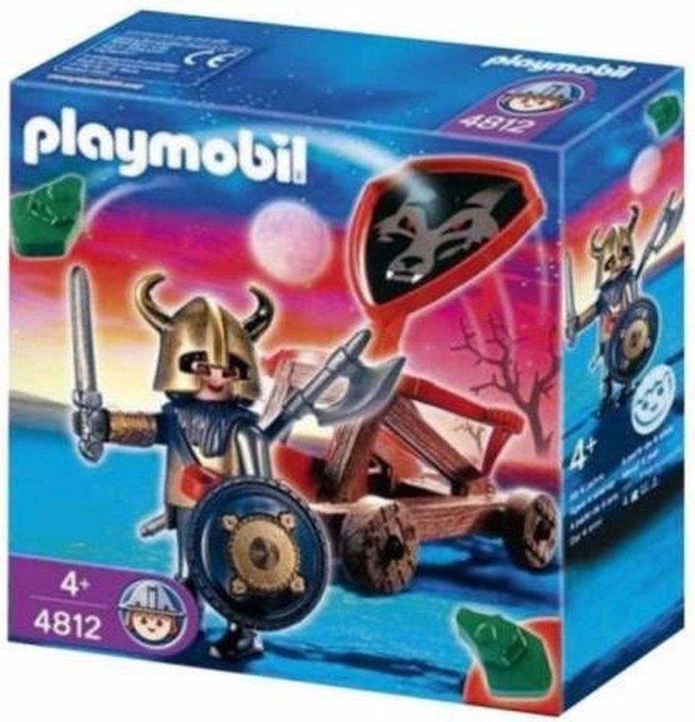 Playmobil wolvenridder met katapult , 4812, nieuw, Ophalen of Verzenden, Nieuw, Complete set
