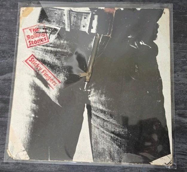 Alleen hoes Rolling Stones Stcky Fingers, Cd's en Dvd's, Vinyl | Rock, Gebruikt, Ophalen of Verzenden, Poprock, 12 inch