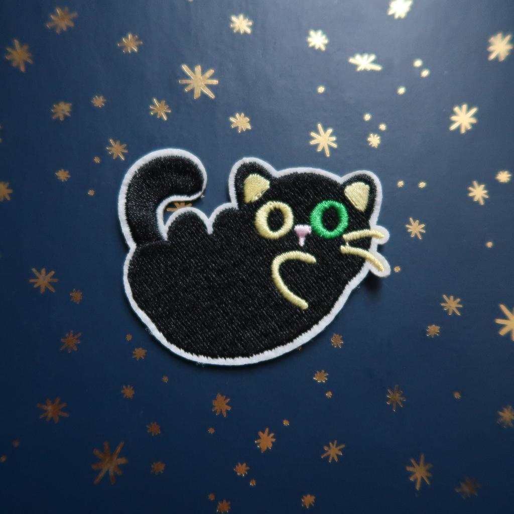 Kat opstrijkplaatje Patch Badge Applique, Verzenden, Nieuw, Overige applicaties