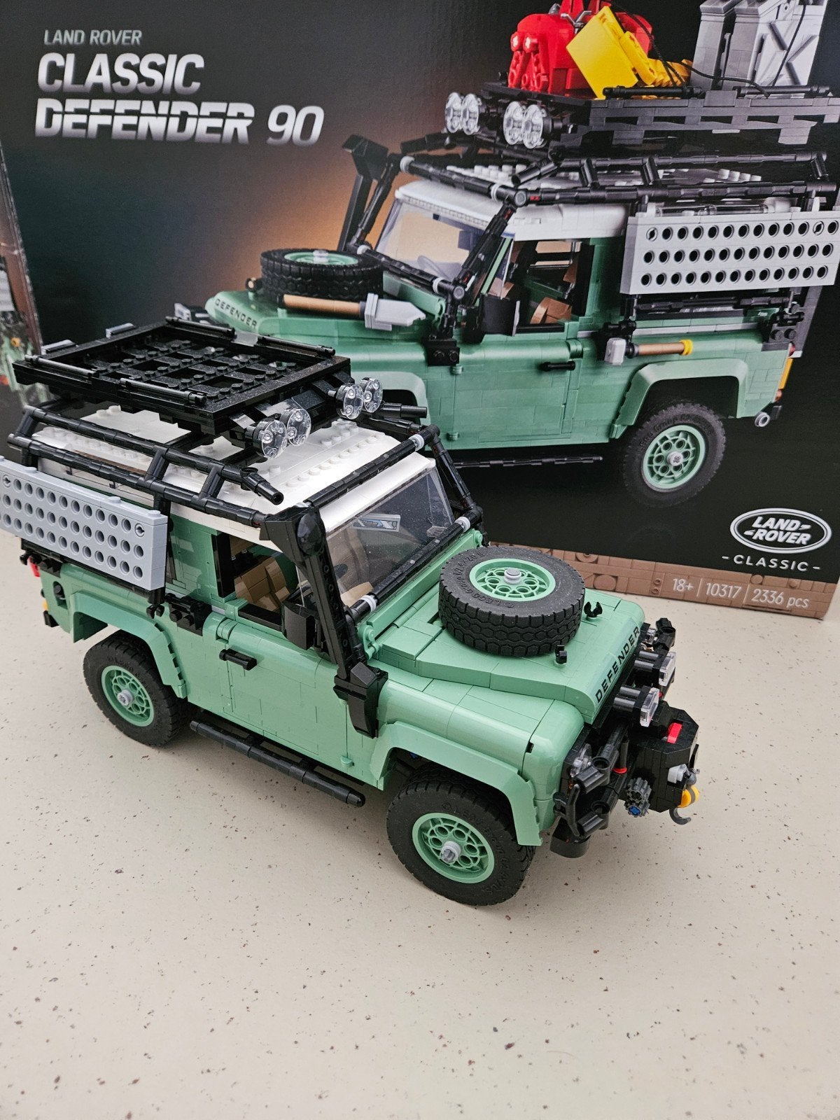 Lego Icons Land Rover Classic Defender 90 (10317), Ophalen, Compleet, Lego, Zo goed als nieuw
