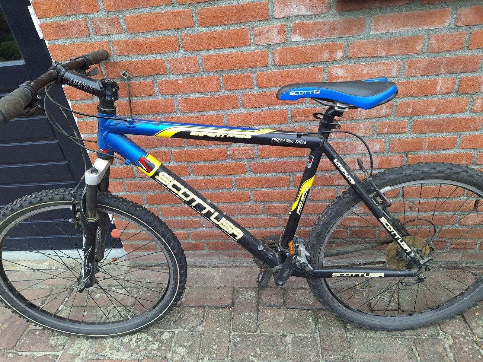 Blauw bandenmaat 26x2.10, 49 tot 53 cm, Ophalen, Velgrem, Overige merken
