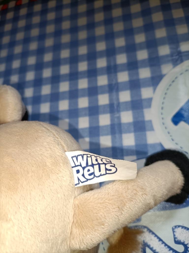 Witte Reus leeuw knuffel 32 cm groot, Ophalen of Verzenden, Zo goed als nieuw, Overige typen