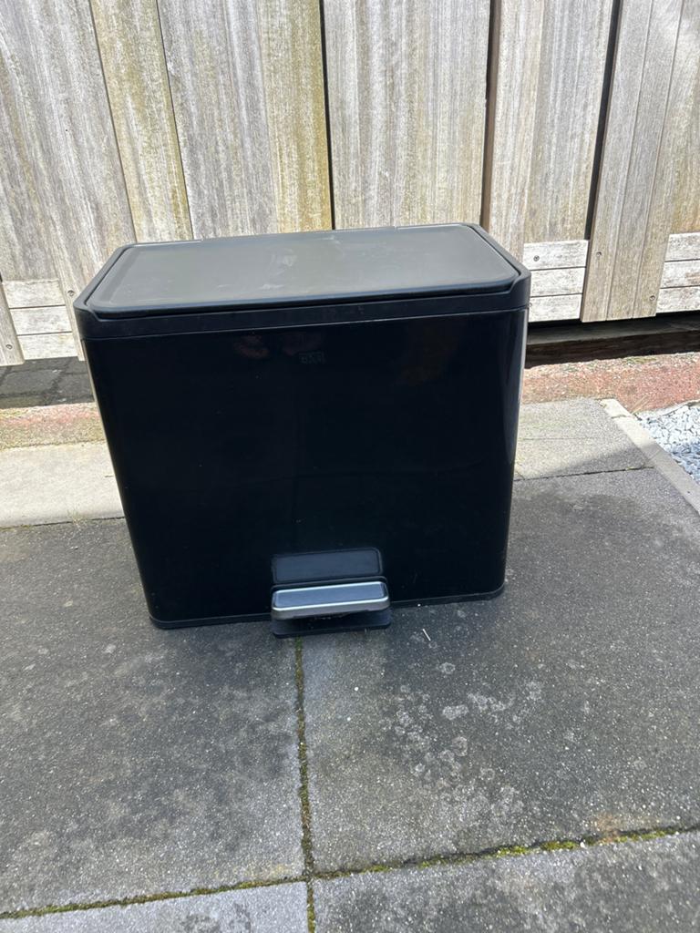 EKO EcoCasa III Recycling pedaalemmer 20 + 9 l zwart, Huis en Inrichting, Woonaccessoires | Prullenbakken, Ophalen, Met pedaal