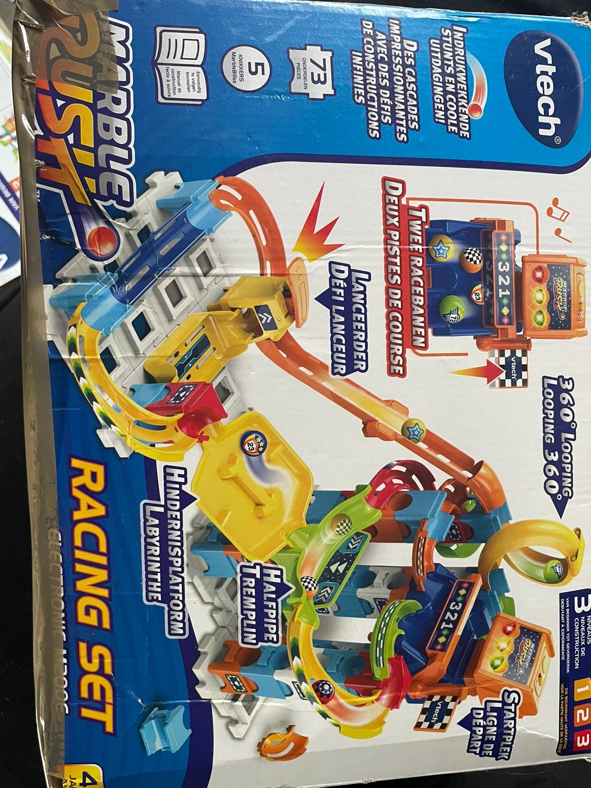 VTech Marble Rush Racing Set knikkerbaan, Ophalen, Zo goed als nieuw, Overige merken