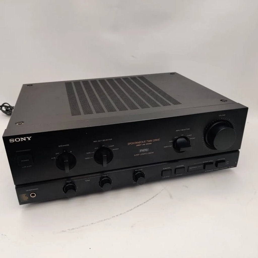 Sony TA-F470 80Watt Stereo versterker met Phono voor €149.99, Ophalen, S, Zo goed als nieuw, S
