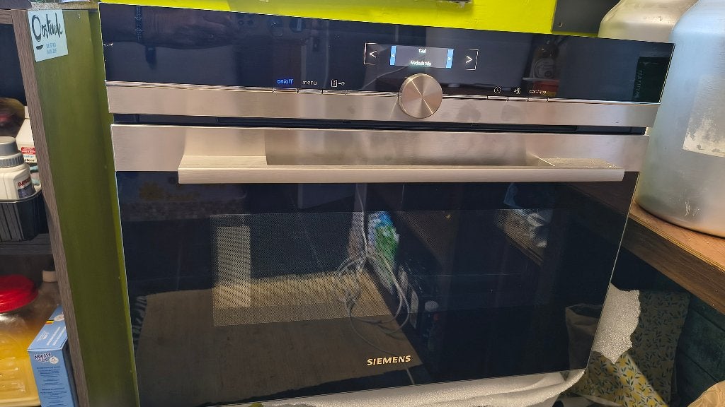 Compacte Siemens IQ7    A+, Ophalen, 45 tot 50 cm, Oven, Inbouw