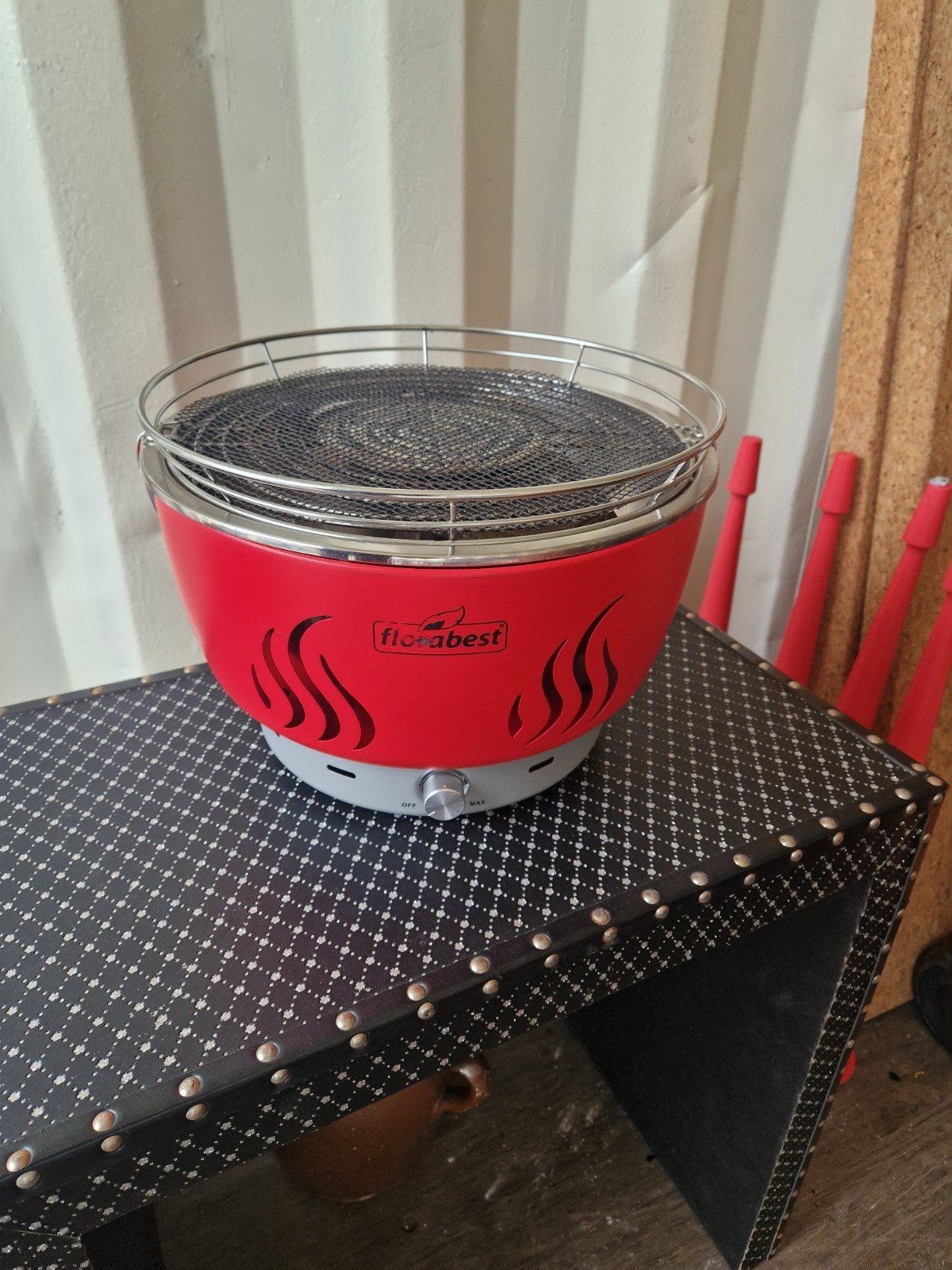 Florabest tafel barbecue, Ophalen, Gebruikt, Florabest, Met accessoires