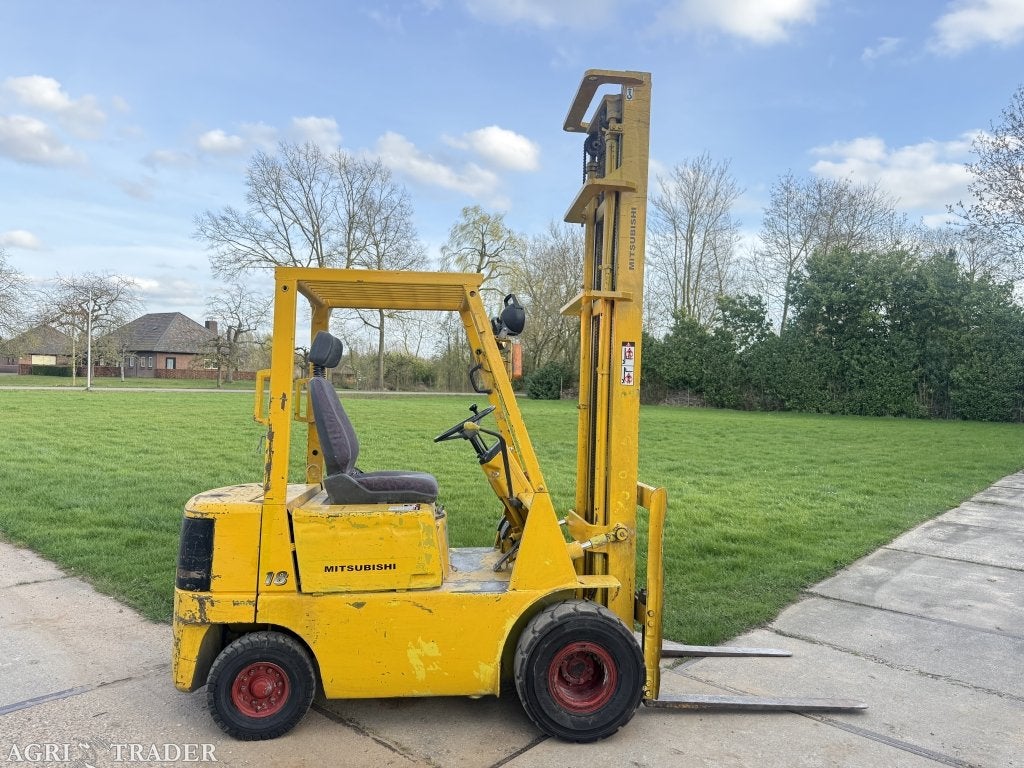 Mitsubishi 1800KG diesel heftruck 500cm semi ruw terrein, Info@vanbeurdenheftrucks.nl, Diesel, Heftruck, Ophalen of Verzenden