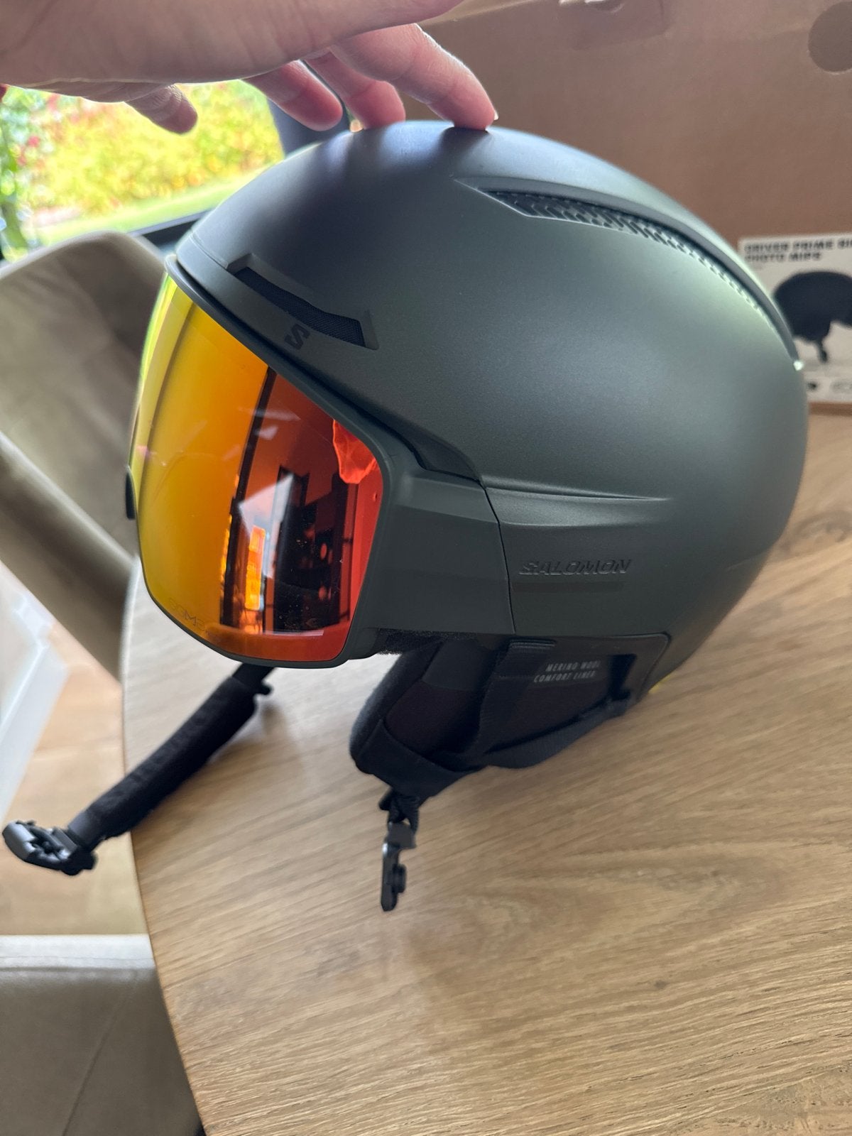 Salomon Driver Prime Sigma Photo MIPS skihelm 2x gebruikt, Ophalen, Gebruikt, Overige typen, Salomon