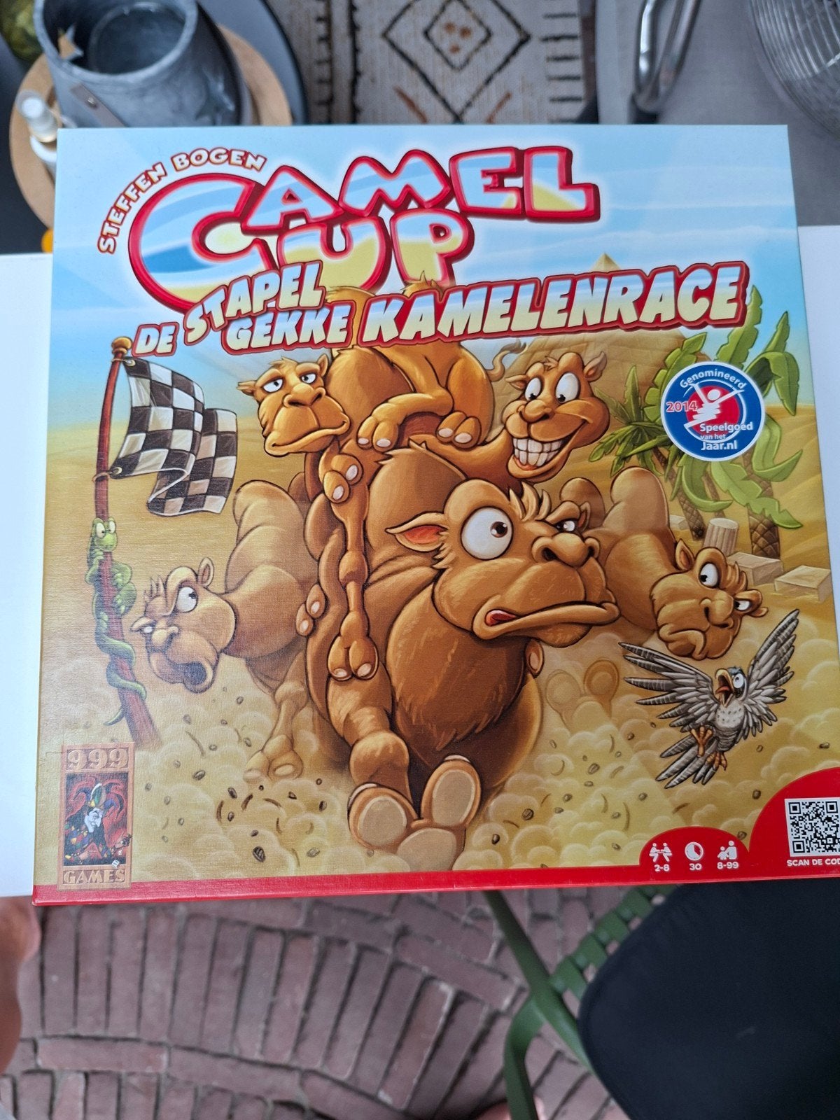 Camel Up: De Stapel Gekke Kamelenrace Bordspel, Vijf spelers of meer, Ophalen, Zo goed als nieuw, 999 Games