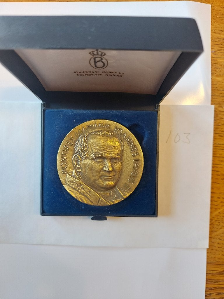 gedenkpenning, Ophalen of Verzenden, Overige materialen