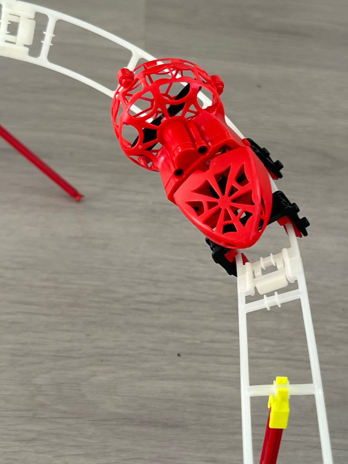 K'nex achtbaan met gemotoriseerde kar, Kinderen en Baby's, Ophalen of Verzenden, Gebruikt, K'nex