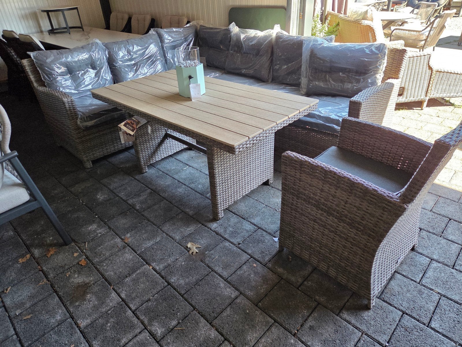 GARDEN IMPRESSIONS LOUNGESET HOEKLOUNGE met stoel €600, Ophalen, Nieuw