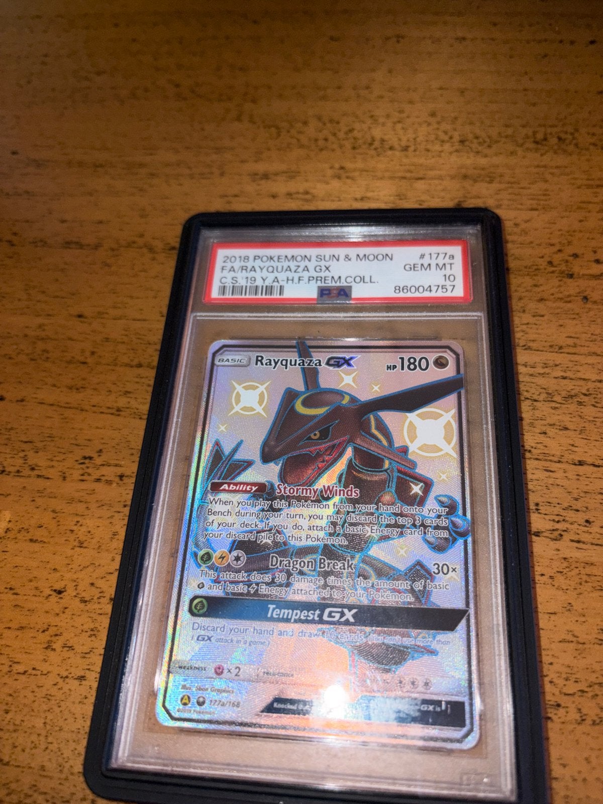 Rayquaza GX 177a/168 PSA 10 Gem Mint Pokémon Kaart, Hobby en Vrije tijd, Verzamelkaartspellen | Pokémon, Ophalen, Zo goed als nieuw