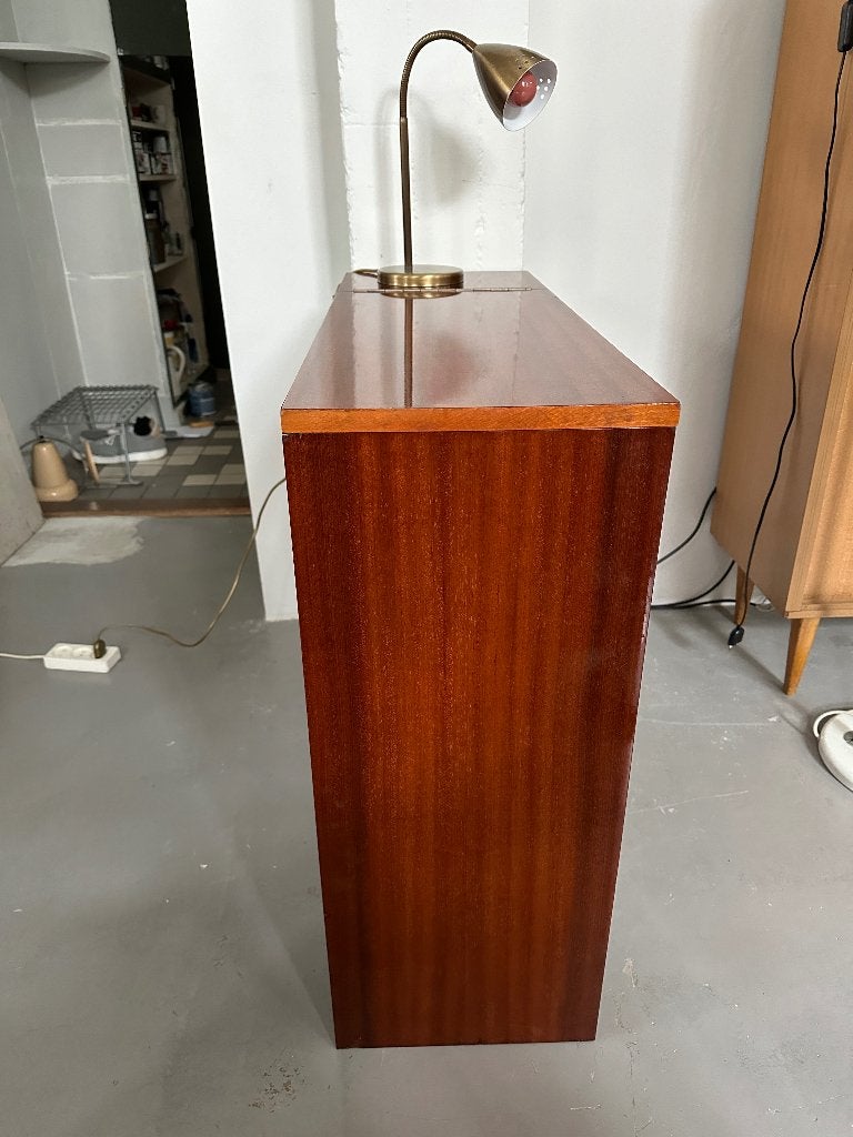 SALE: vintage design palissander klepkastje, midcentury kast, Ophalen