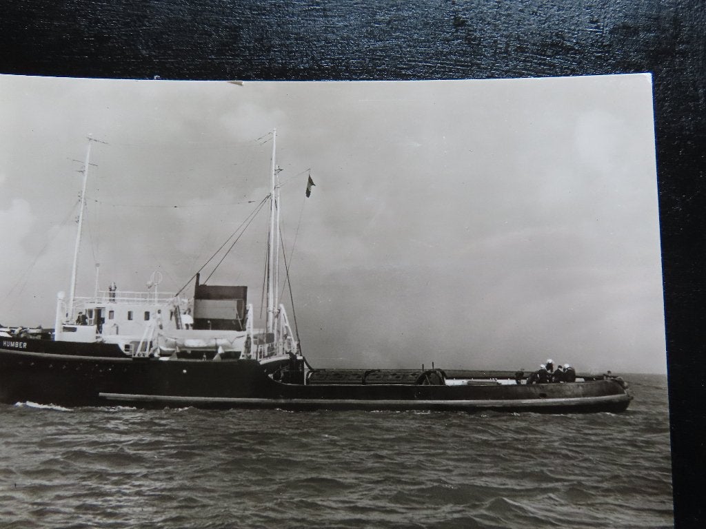 ansichtkaart sleepboot "Humber" Smit & co, Verzamelen, Scheepvaart, Ophalen of Verzenden, Gebruikt, Motorboot, Kaart, Foto of Prent