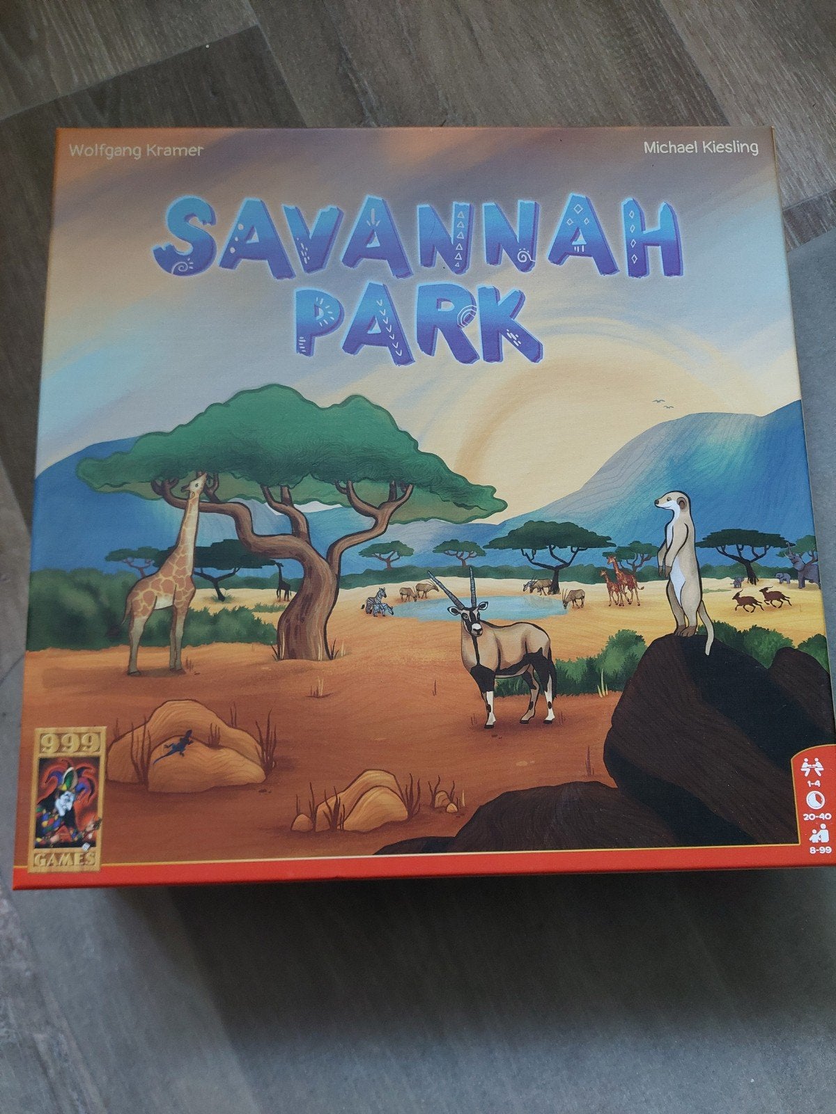 Savannah Park bordspel, Een of twee spelers, Ophalen of Verzenden, Zo goed als nieuw, 999 Games